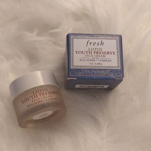 5/$20 FRESH LOTUS YOUTH PRESERVE FACE CREAM